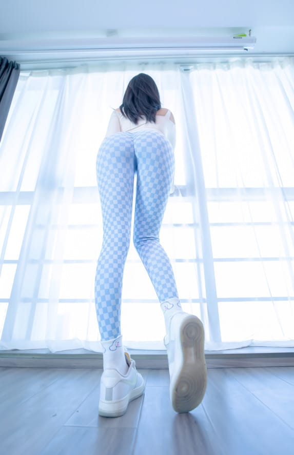 神楽坂真冬 –NO.95 蓝白格[75P/172MB]-1