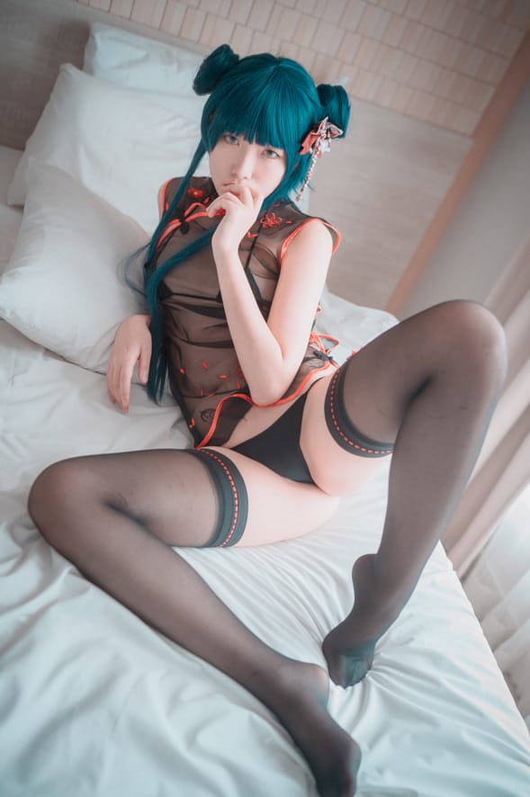 SonSon –NO.015 [DJAWA] Sheer Qipao Girl[45P/492MB]