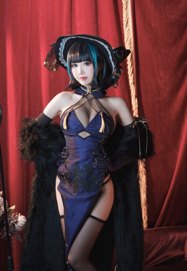 面饼仙儿 –NO.108 柴郡旗袍[21P1V/790MB]