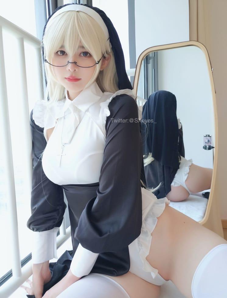 眼酱大魔王w – NO.67 修女シスター [34P2V-156MB]-3