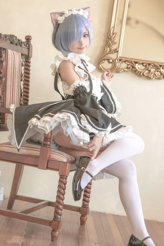 蠢沫沫 – NO.190 猫耳雷姆 [33P-318MB]-2