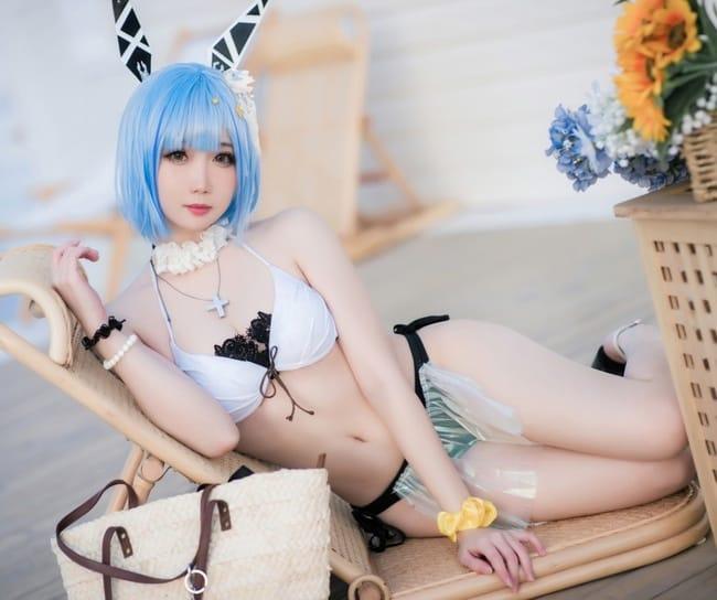 焖焖碳 – NO.18 加斯科涅泳装[28P-186MB]-2