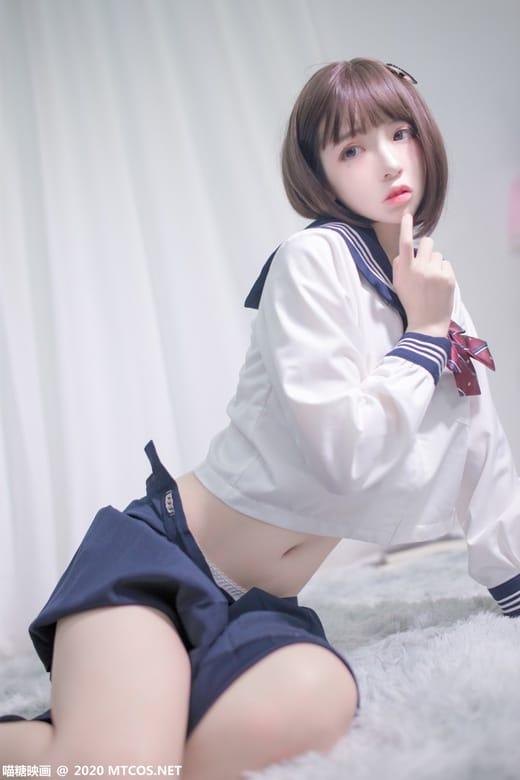 [喵糖映画]VOL.349 居家JK至服 [20P/400MB]-1