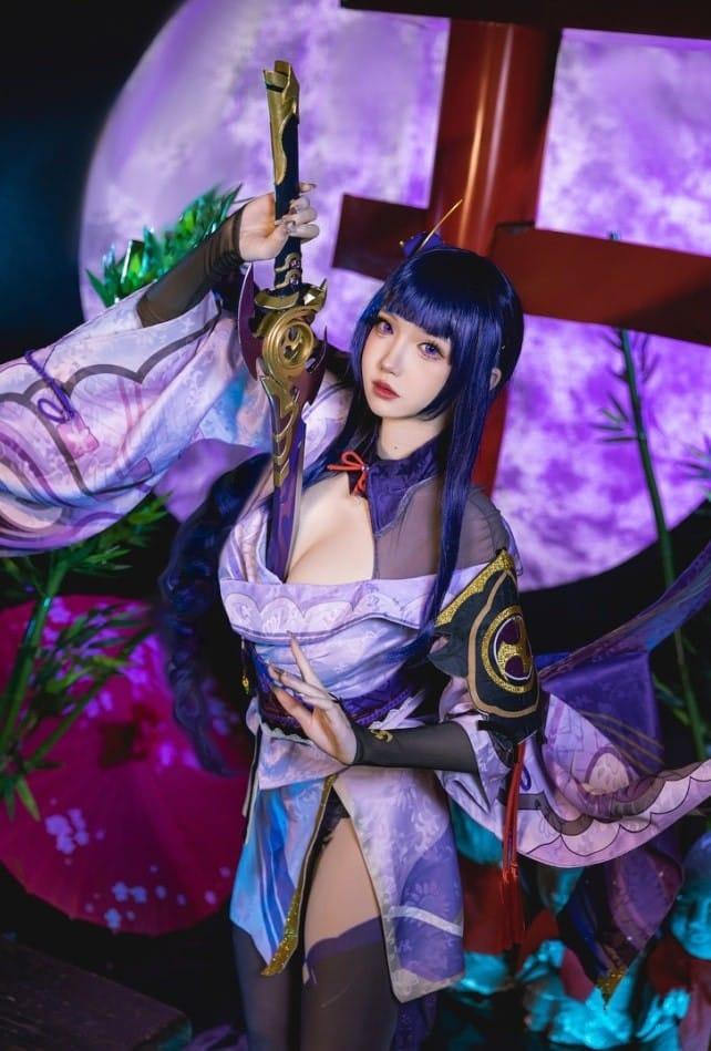 雪晴Astra – NO.042 雷电将军[62P1V-927MB]-1