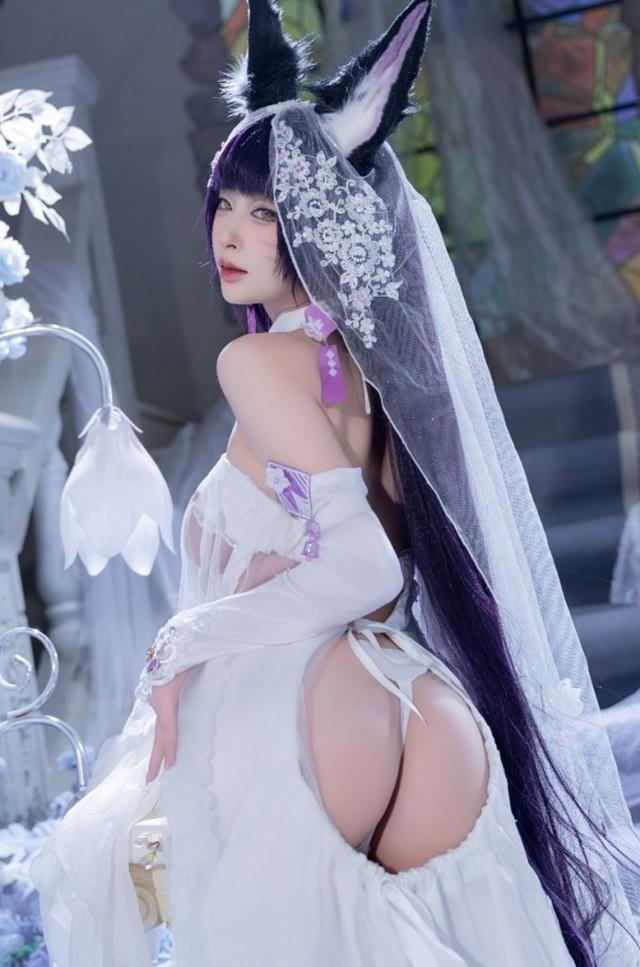 清水由乃 – NO.077 碧蓝航线 武藏 紫藤花[51P1V-638MB]-1